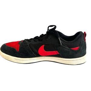 Nike SB Charge Black Red Suede Mesh Sneakers Men’s 9.5 CJ0882-006